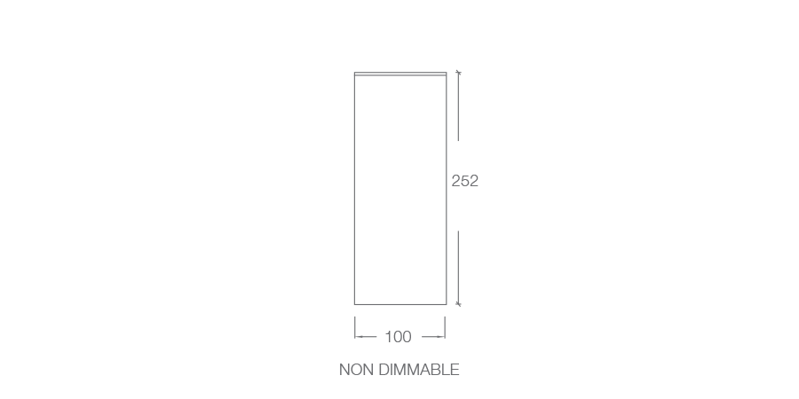 ADL110 SURFACE NON DIMMABLE diagram
