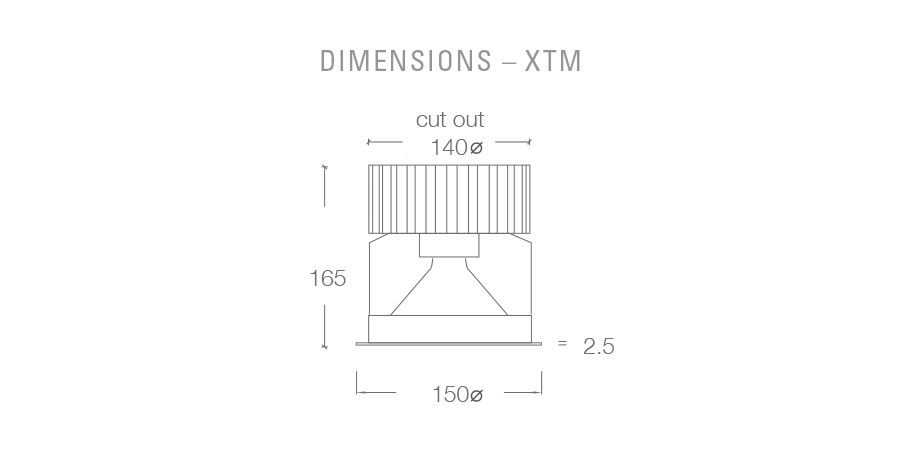 ADL150 DOWNLIGHT XTM