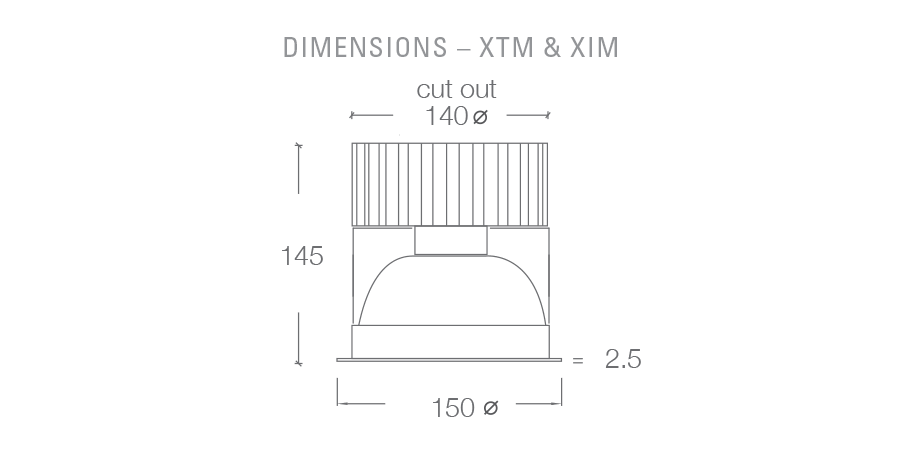 ADL150 WIDE BEAM XIM XTM