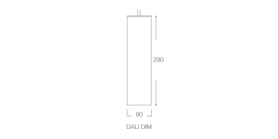 ADL90 PENDANT DALI DIM diagram