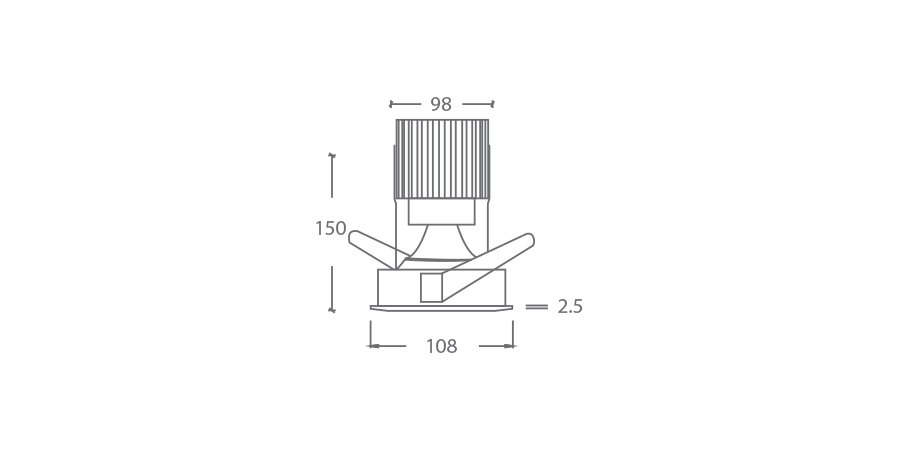 ADLJ110 DOWNLIGHT diagram