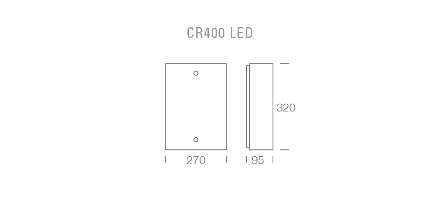 CAPRI WALL LIGHT CR400 diagram