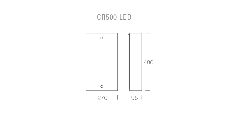 CAPRI WALL LIGHT CR500 diagram