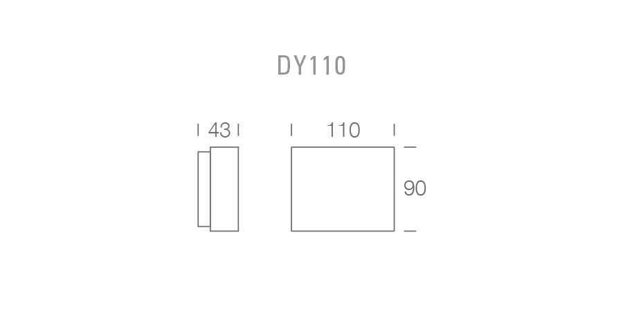 DYNAMO WALL LIGHT DY110 diagram