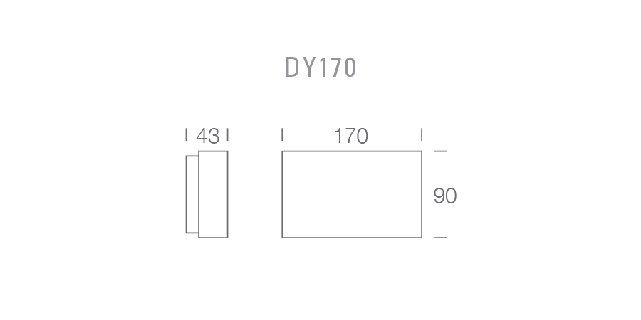 DYNAMO WALL LIGHT DY170 diagram