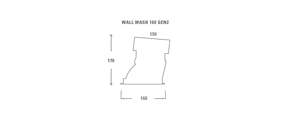 WALL WASH 160 GEN2 DOWNLIGHT - Efficient Lighting Systems