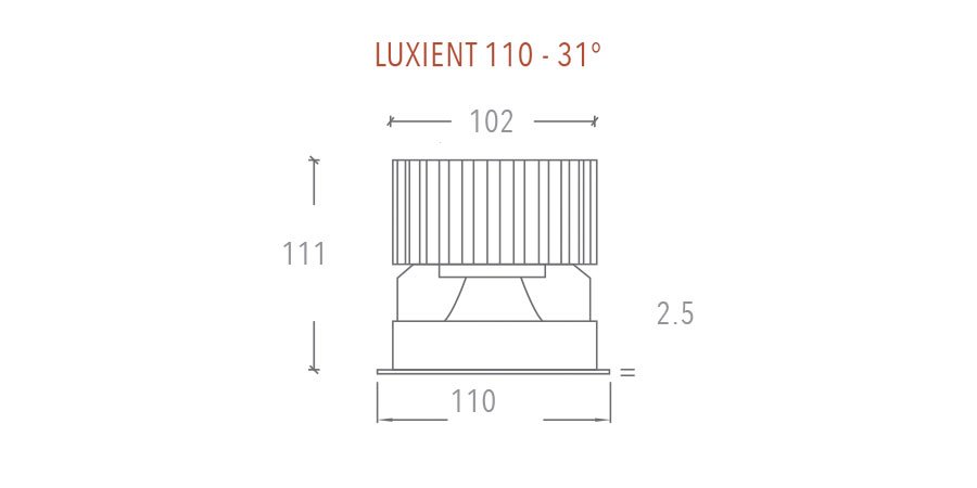 LUXIENT™ 110 DOWNLIGHT | RECESSED