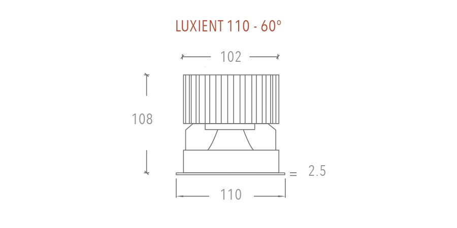 LUXIENT™ 110 DOWNLIGHT | RECESSED