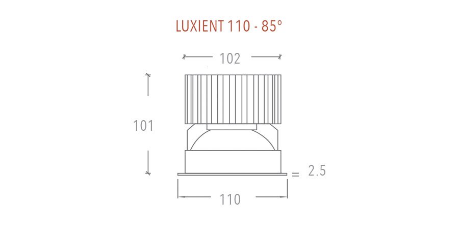 LUXIENT™ 110 DOWNLIGHT | RECESSED