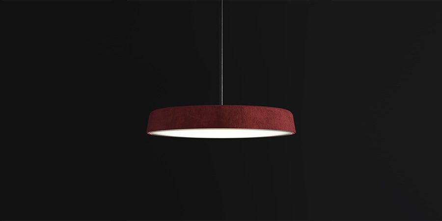 Circulite Suspended Velvet Red