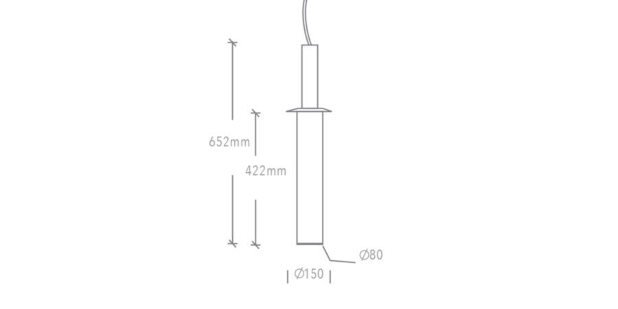FLUTE PENDANT 410 diagram