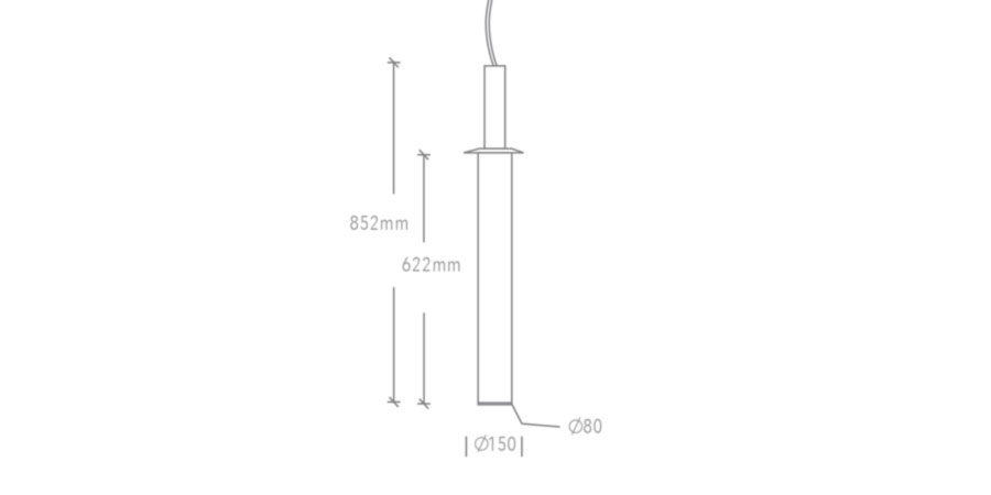 FLUTE PENDANT 610 diagram