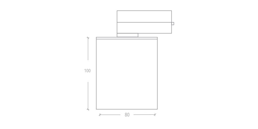 FTL70M FLEX 70 MINI TRACK DOWNLIGHT Diagram