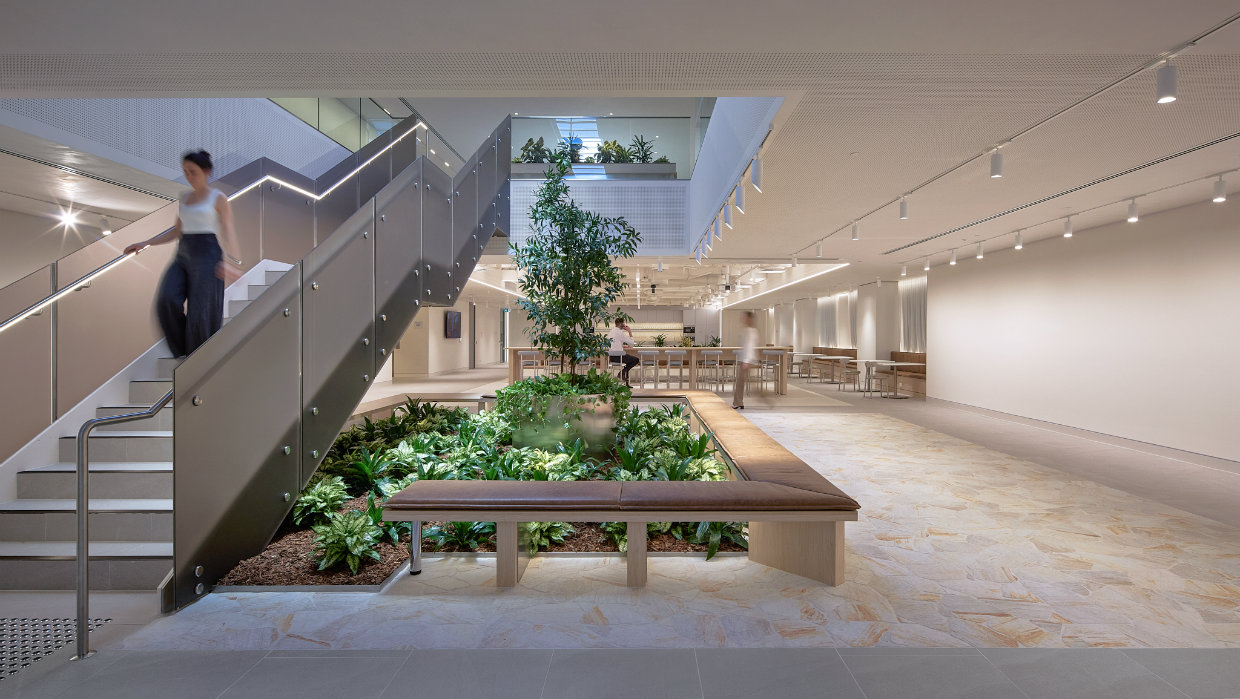 WMK’s agile planning strategy centered on the introduction of a central interconnecting stair
